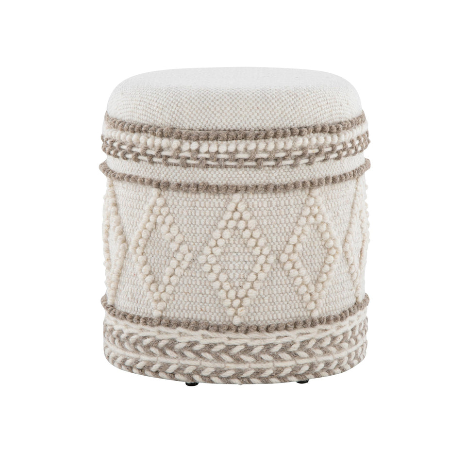Tahoe 18" Pom Pom Ottoman