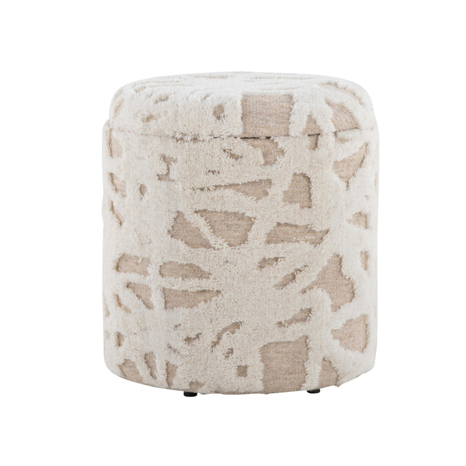 Tahoe 18" Shag Ottoman