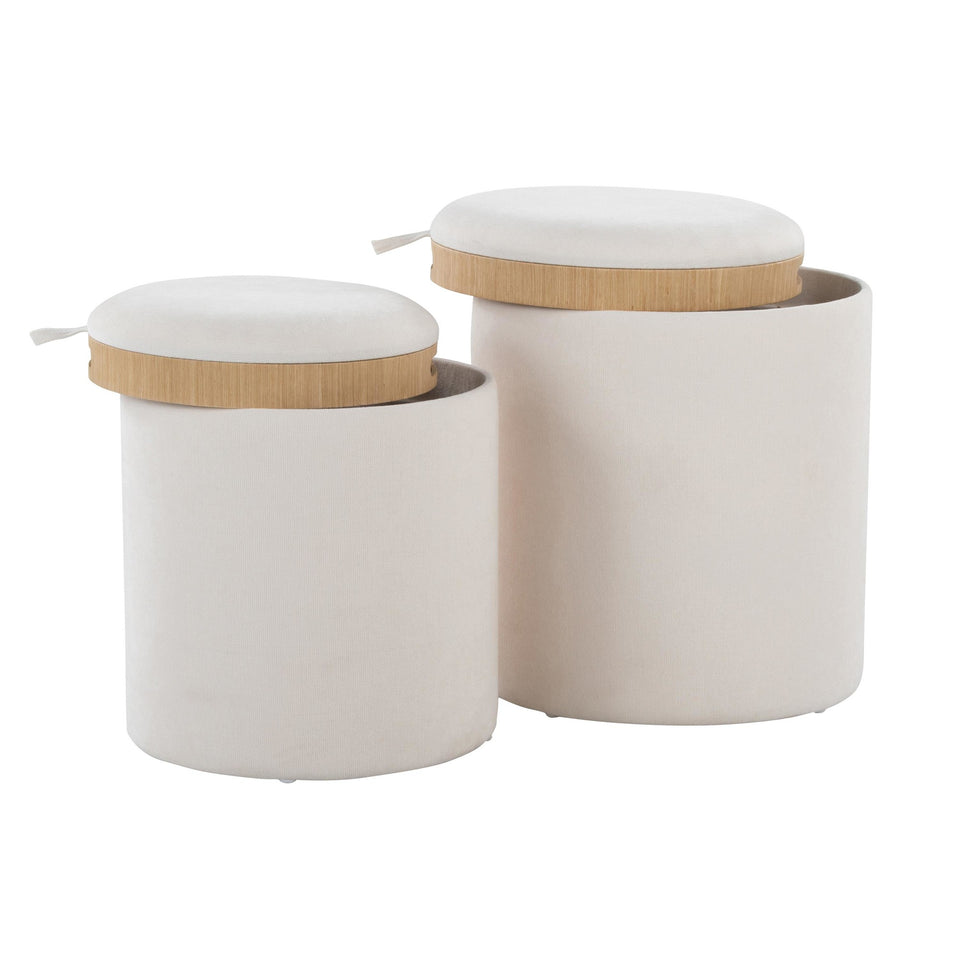 Tray Nesting Ottoman Set