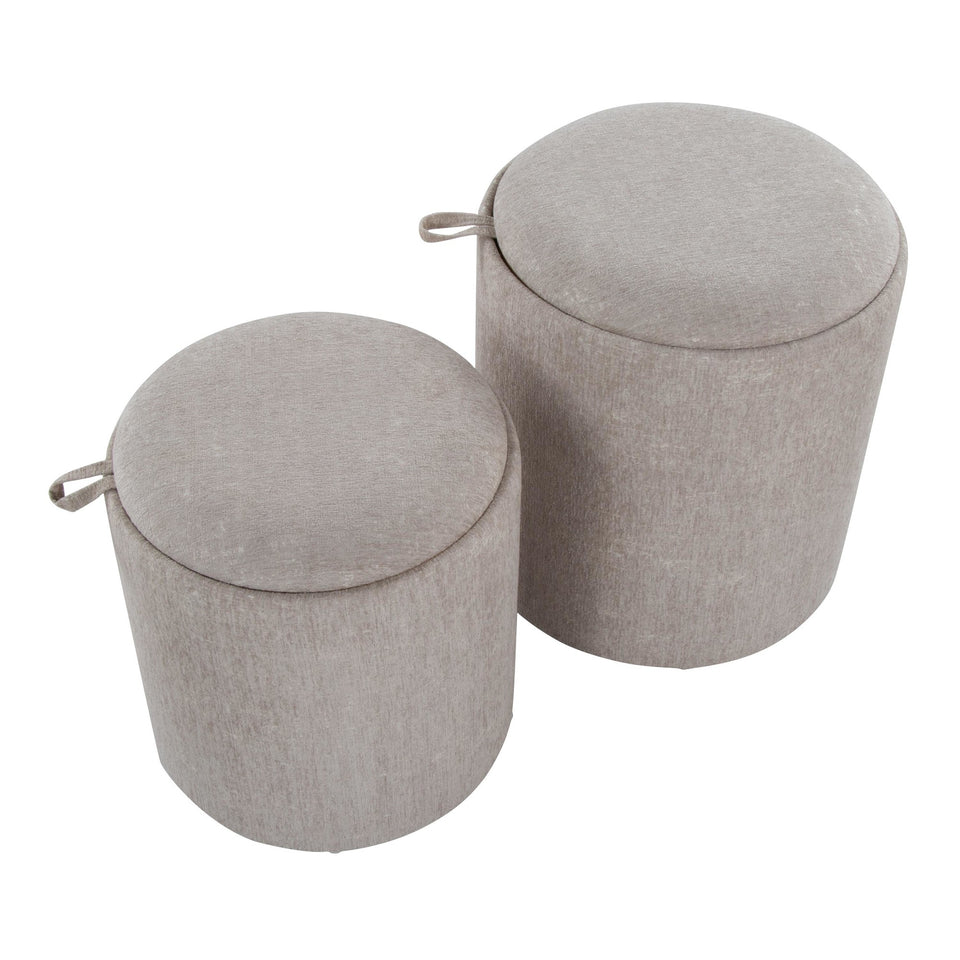 Tray Nesting Ottoman Set