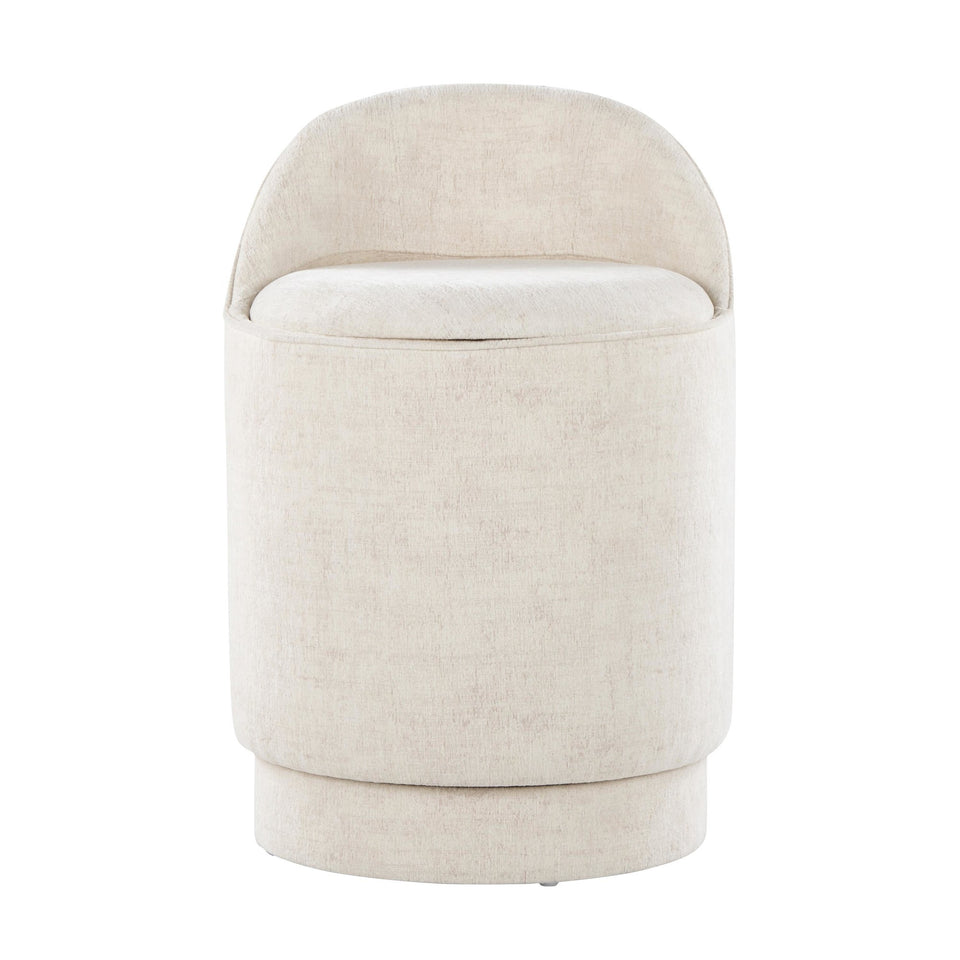 Marla 18" Upholstered Vanity Stool