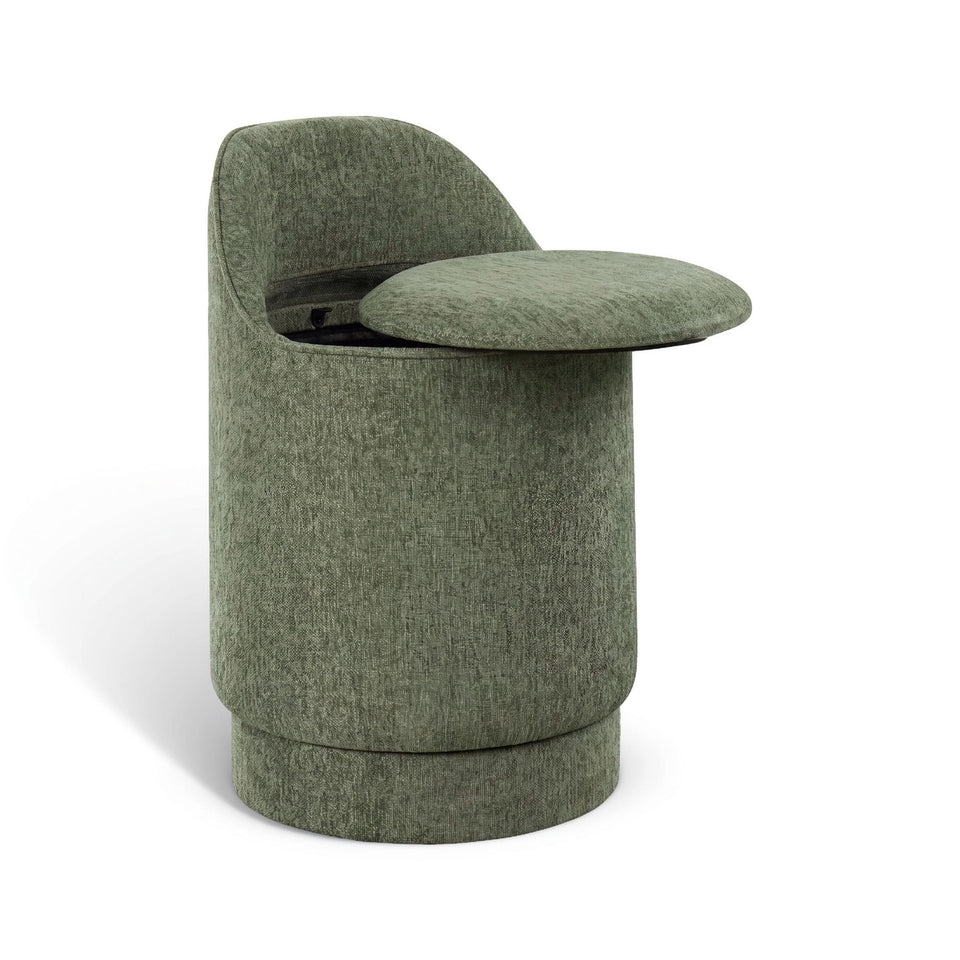 Marla 18" Upholstered Vanity Stool