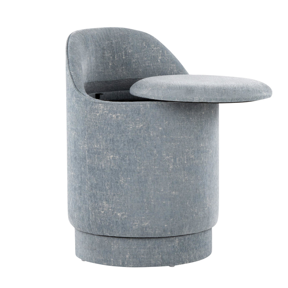 Marla 18" Upholstered Vanity Stool