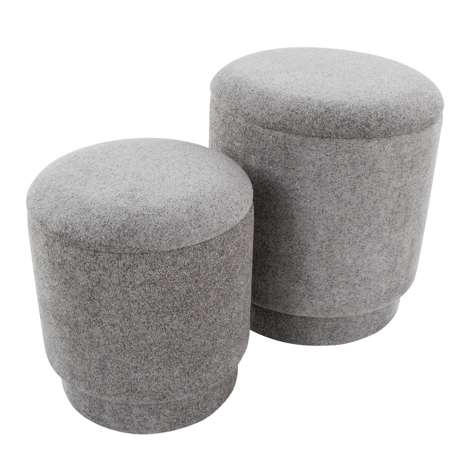 Marla Upholstered Ottoman 2-piece Set
