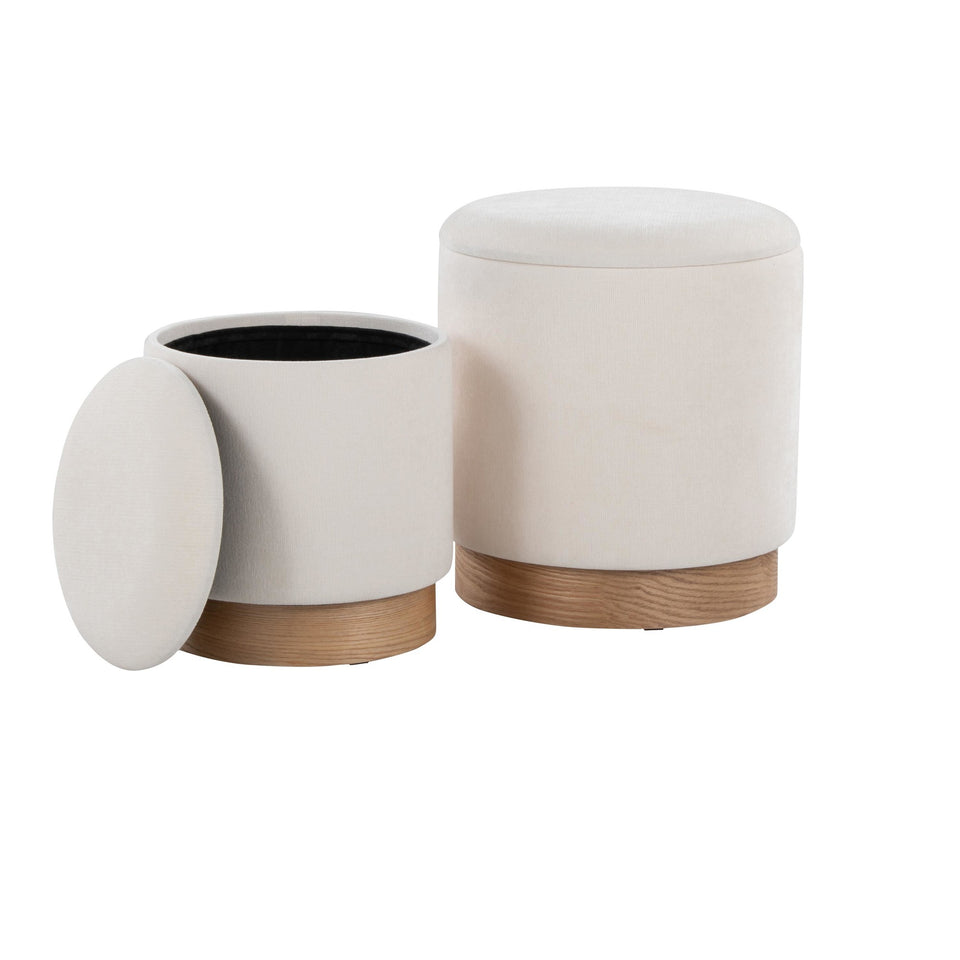 Marla Nesting Ottoman Set