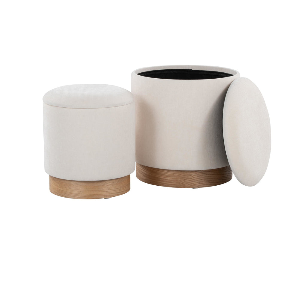 Marla Nesting Ottoman Set
