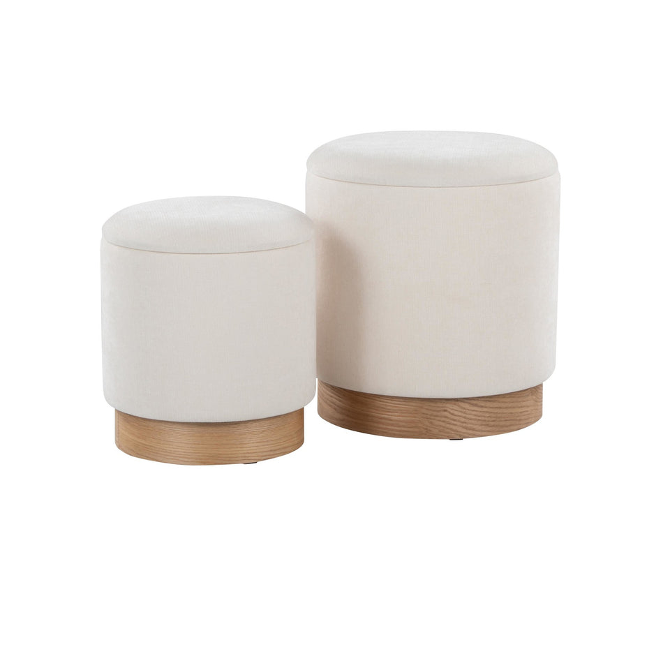 Marla Nesting Ottoman Set
