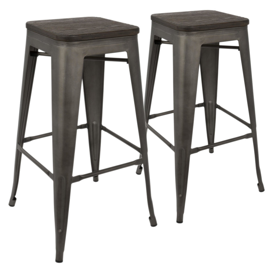 Oregon 30" Fixed-Height Barstool - Set of 2