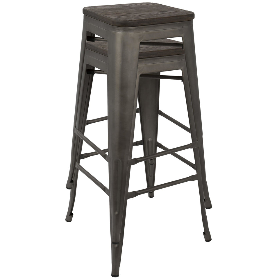 Oregon 30" Fixed-Height Barstool - Set of 2