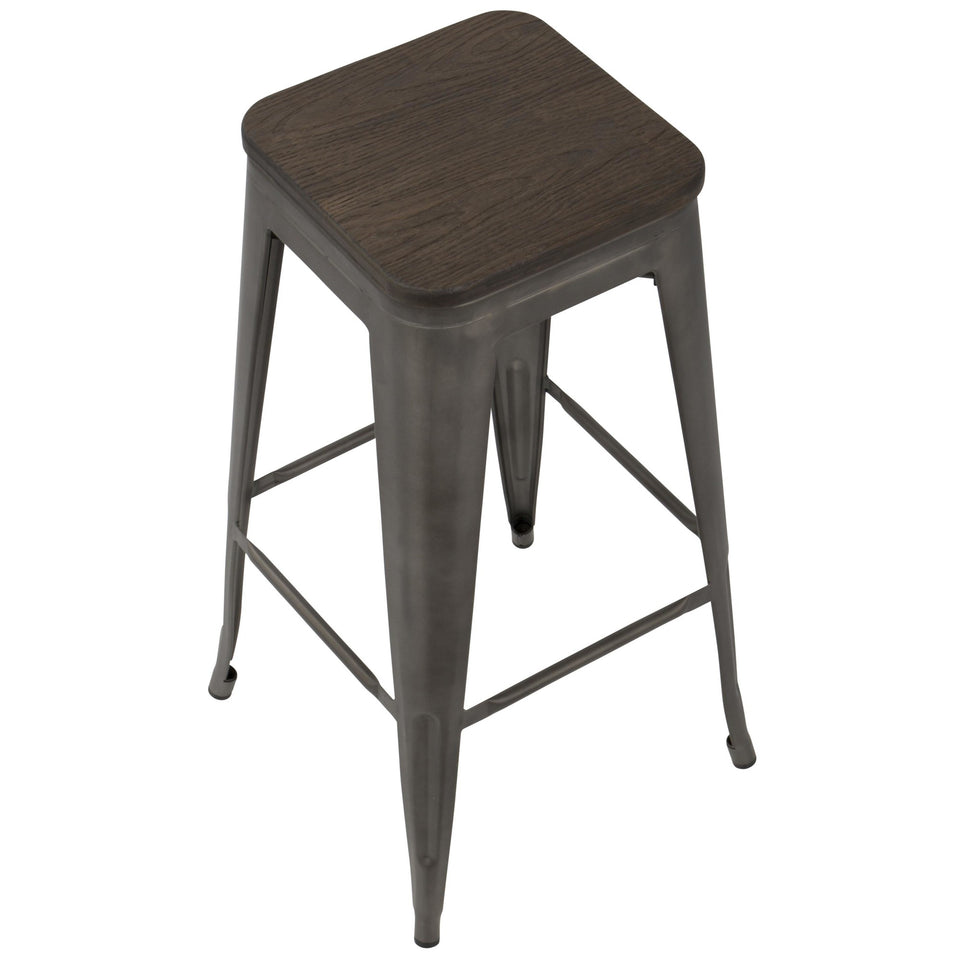 Oregon 30" Fixed-Height Barstool - Set of 2