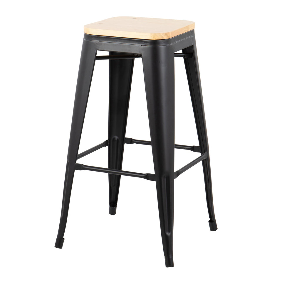Oregon 30" Fixed-Height Barstool - Set of 2