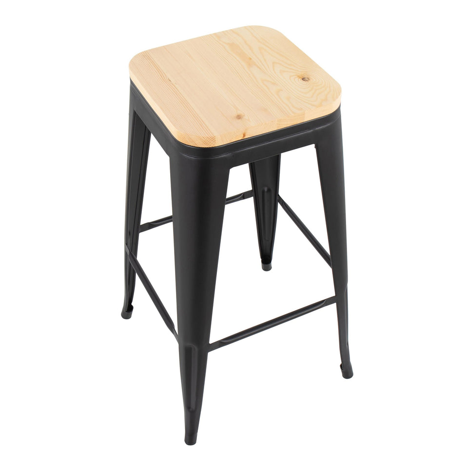 Oregon 30" Fixed-Height Barstool - Set of 2