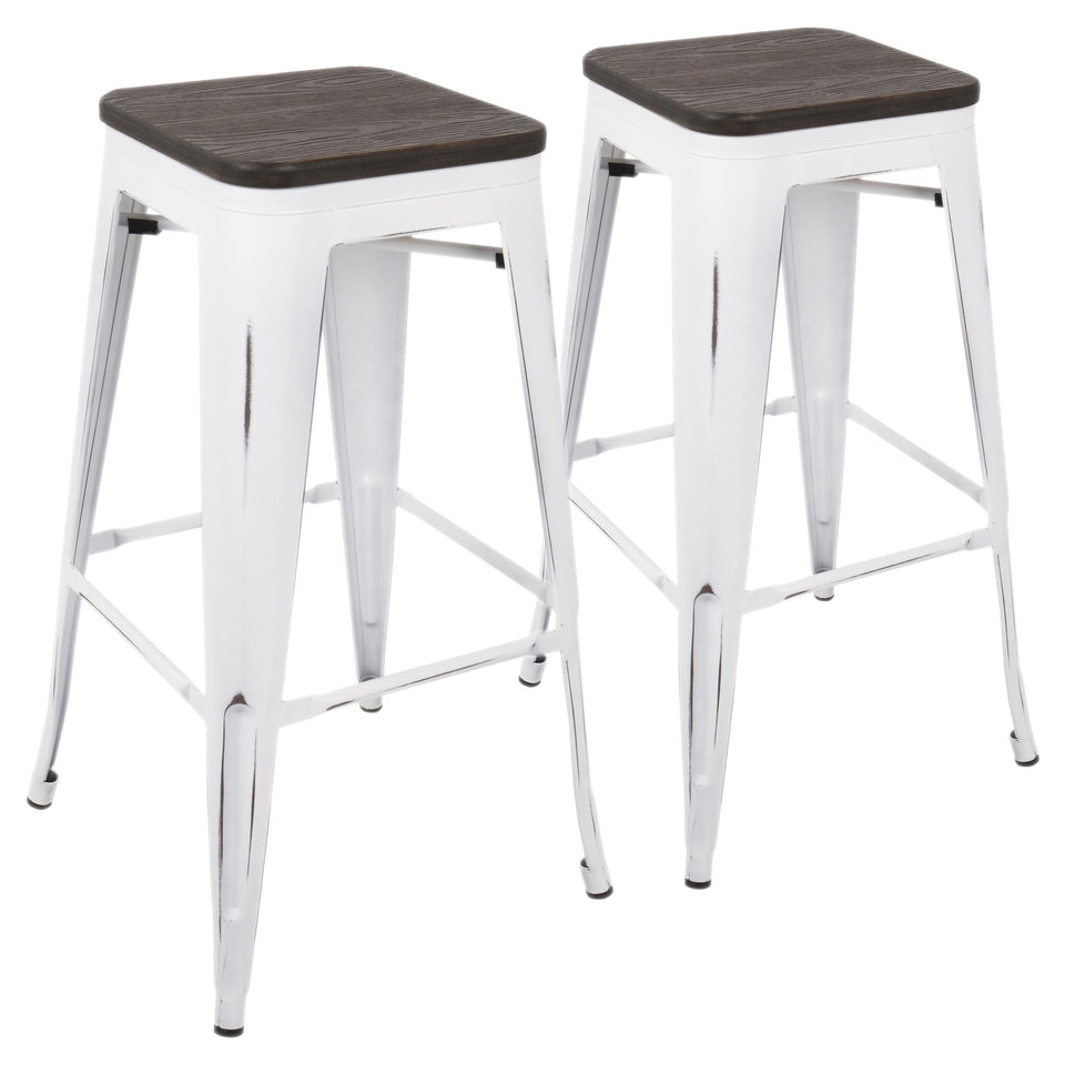 Oregon 30" Fixed-Height Barstool - Set of 2