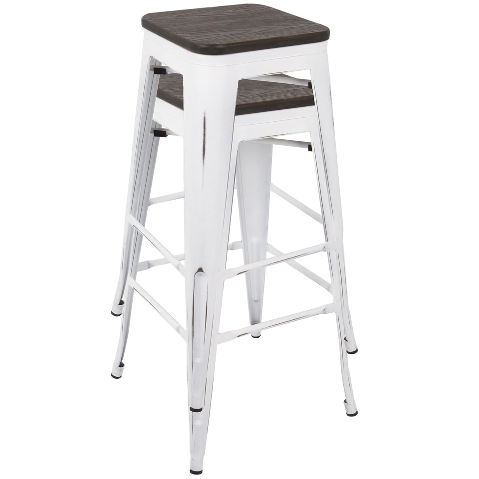 Oregon 30" Fixed-Height Barstool - Set of 2