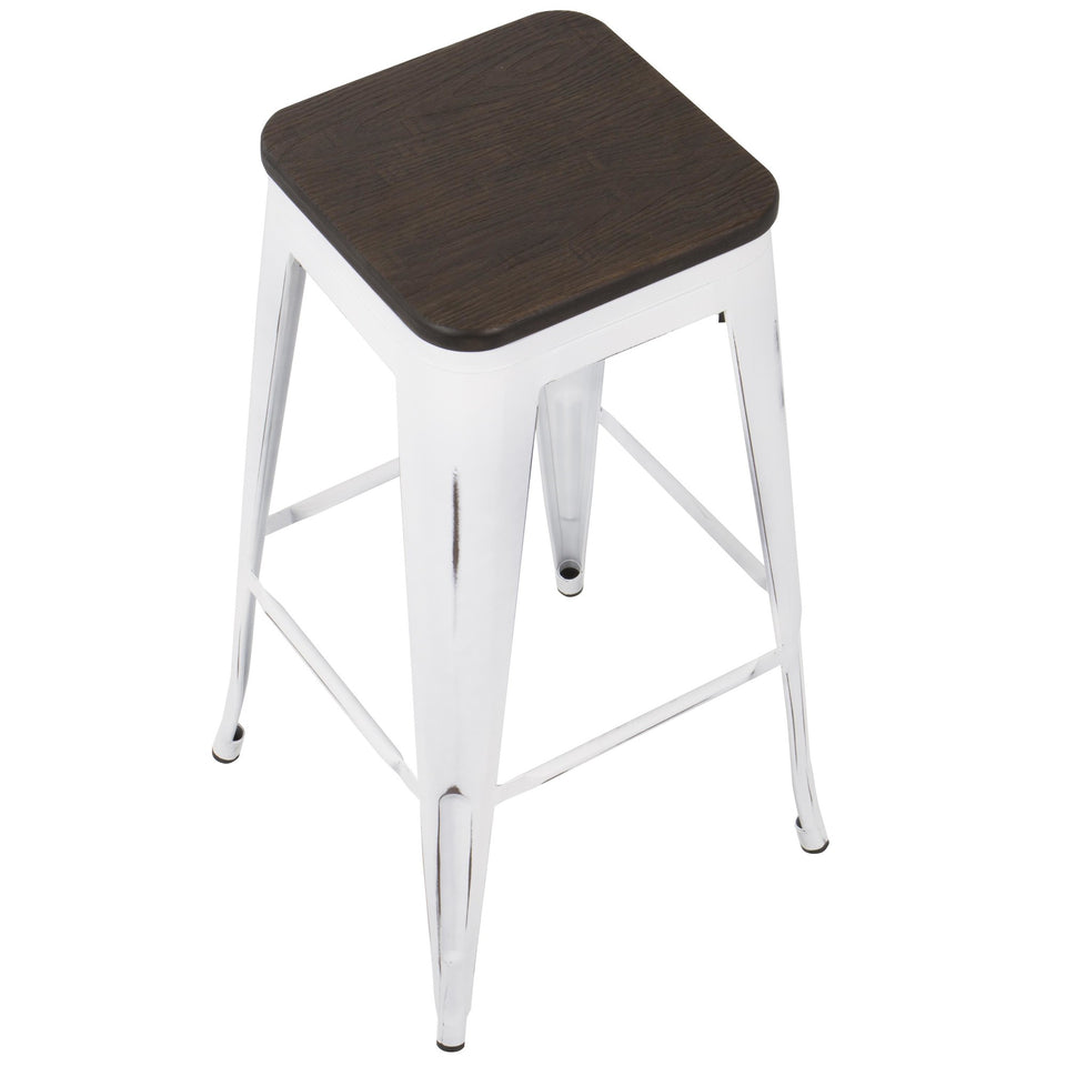 Oregon 30" Fixed-Height Barstool - Set of 2