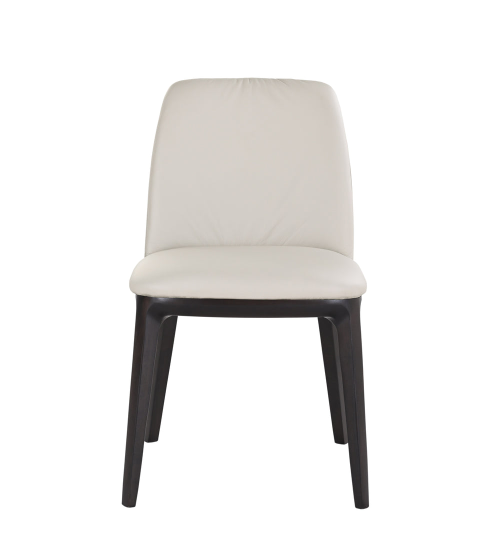 Osaka Leather Chair in Light Grey 820