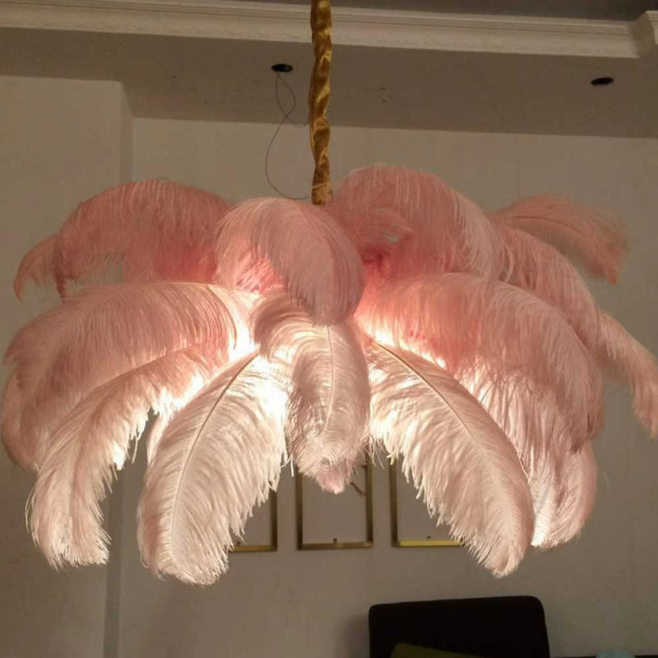 Ostrich Feather Chandeliers