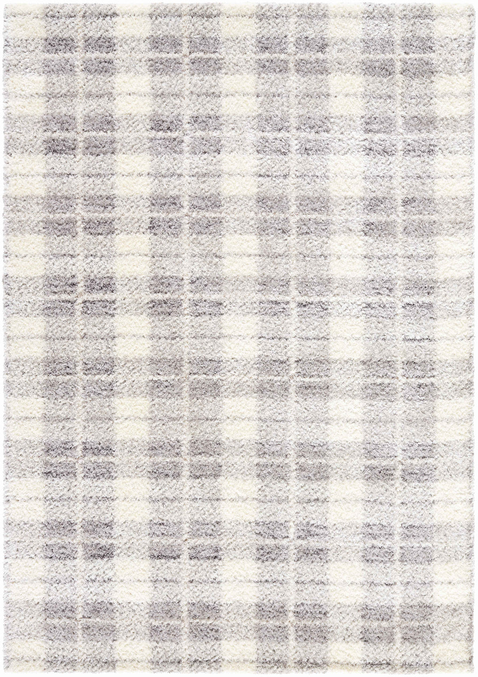 Anfisa Tan Luxe Shag Area Rug