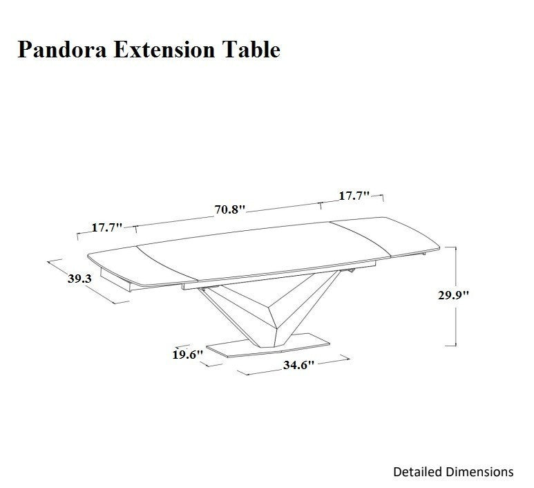 Pandora Extension Dining Table