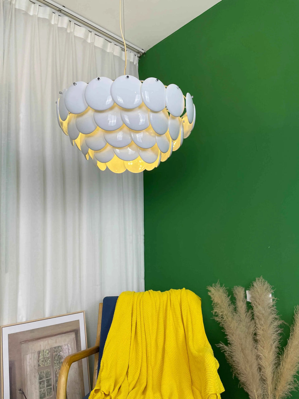 Pembridge White Ceramic Chandelier