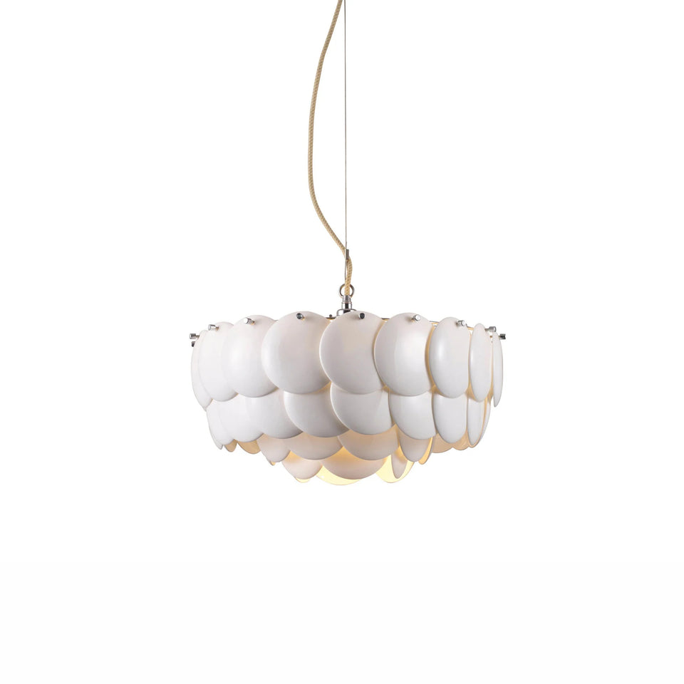 Pembridge White Ceramic Chandelier