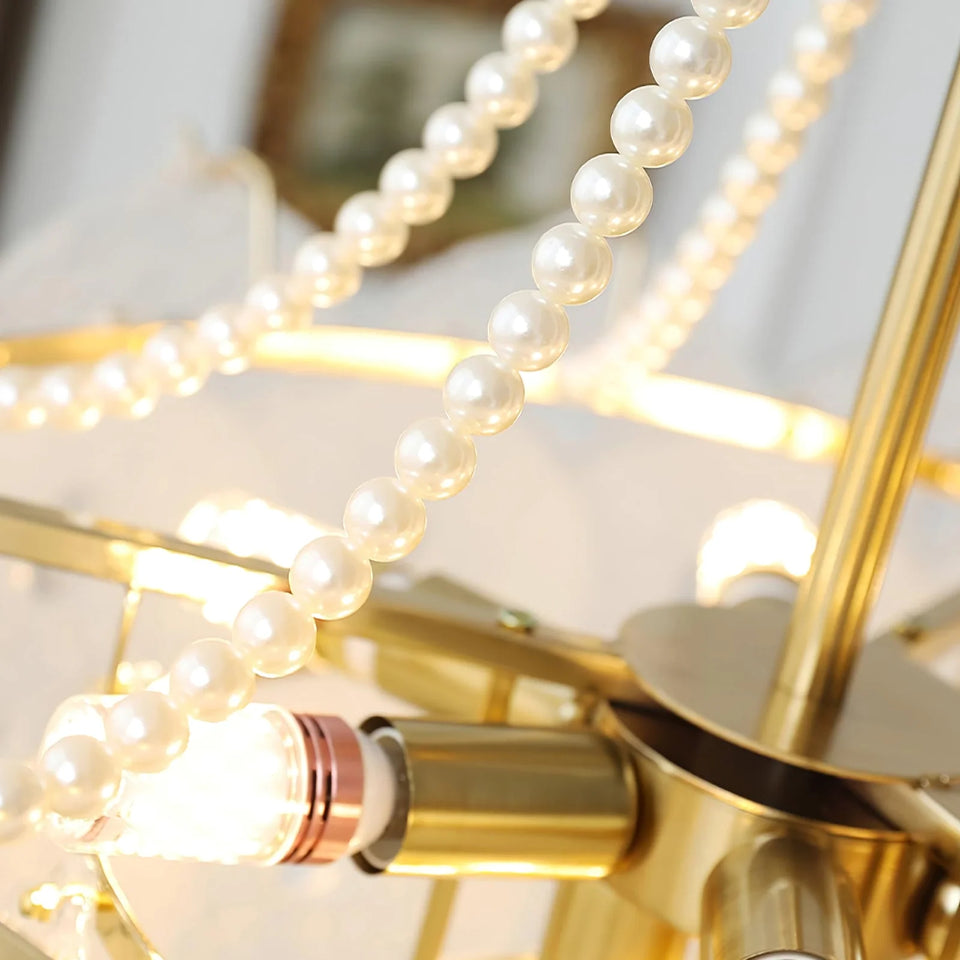 Emerald Art Glass Chandeliers
