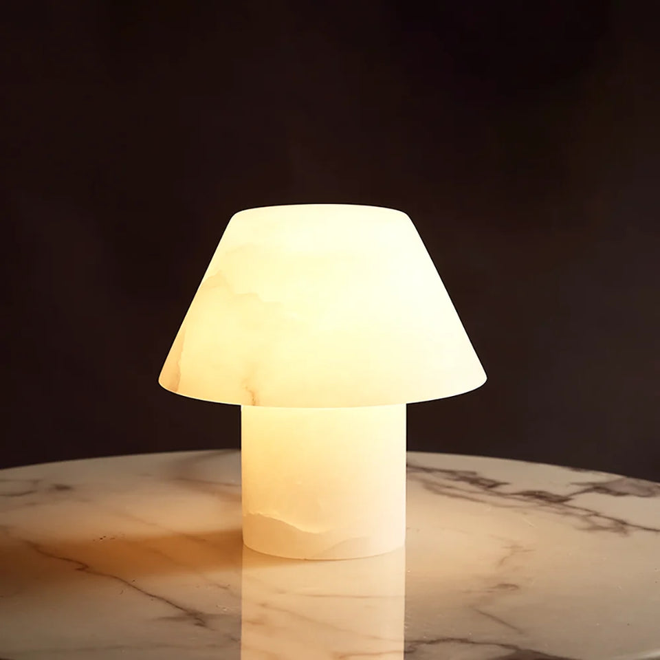 Alabaster Petra Stone House Table Lamp