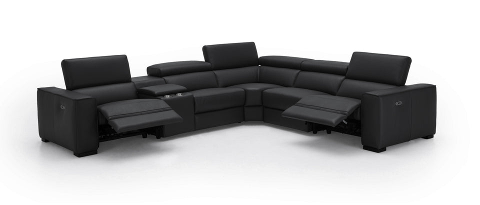 Picasso 6Pc Motion Sectional In Black