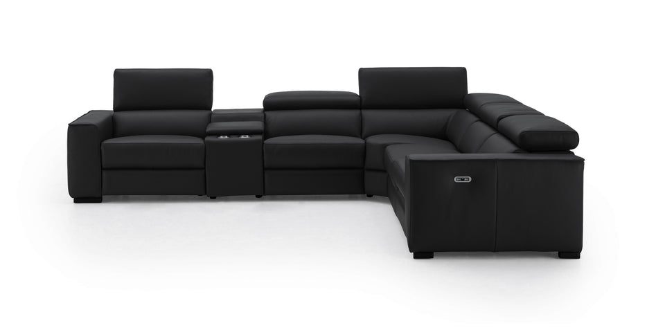 Picasso 6Pc Motion Sectional In Black