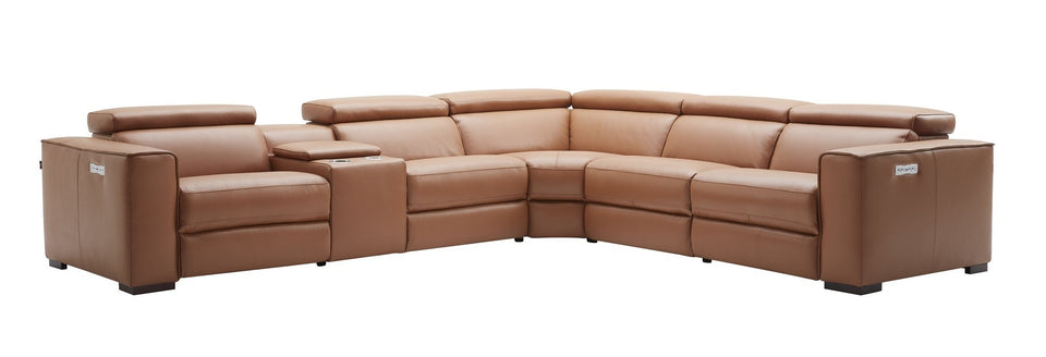Picasso 6Pc Motion Sectional In Caramel