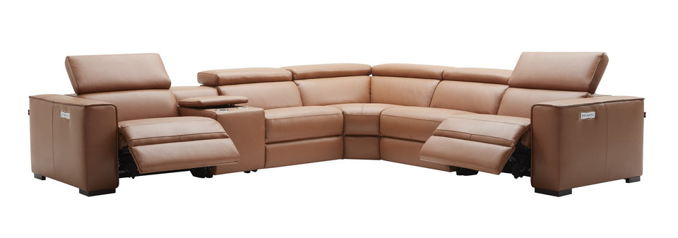 Picasso 6Pc Motion Sectional In Caramel
