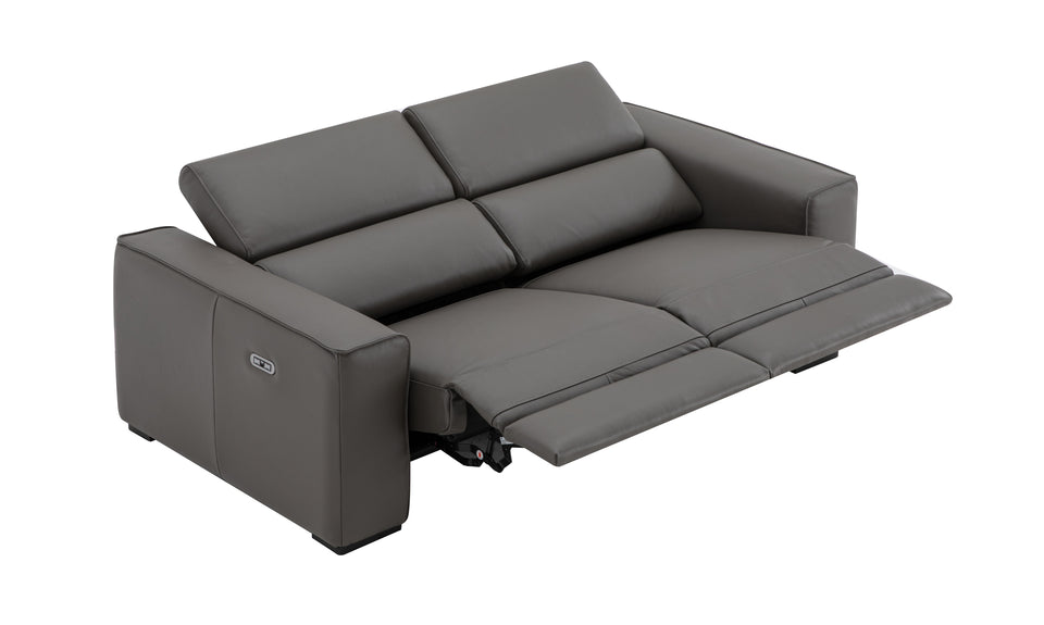 Picasso Love Seat In Dark Grey (no console)