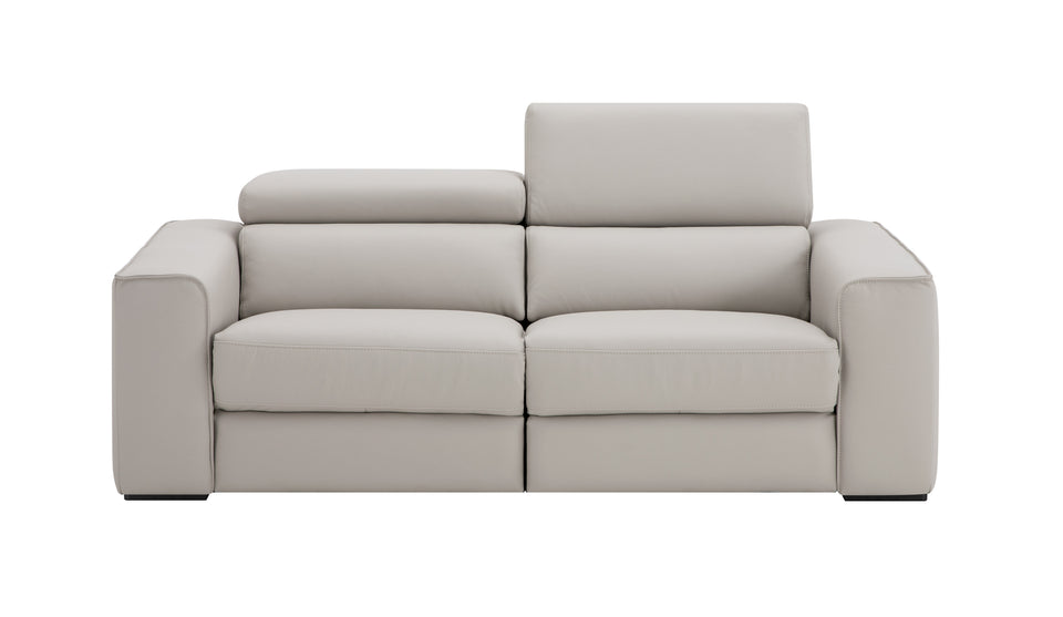 Picasso Love Seat In Silver Grey (no console)