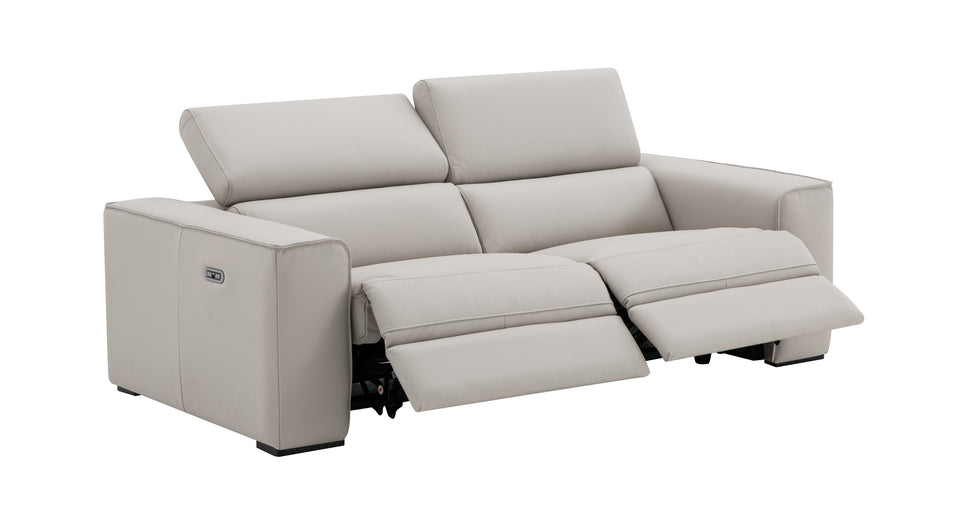 Picasso Love Seat In Silver Grey (no console)