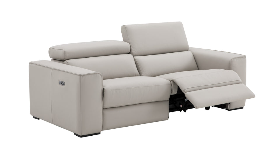 Picasso Love Seat In Silver Grey (no console)