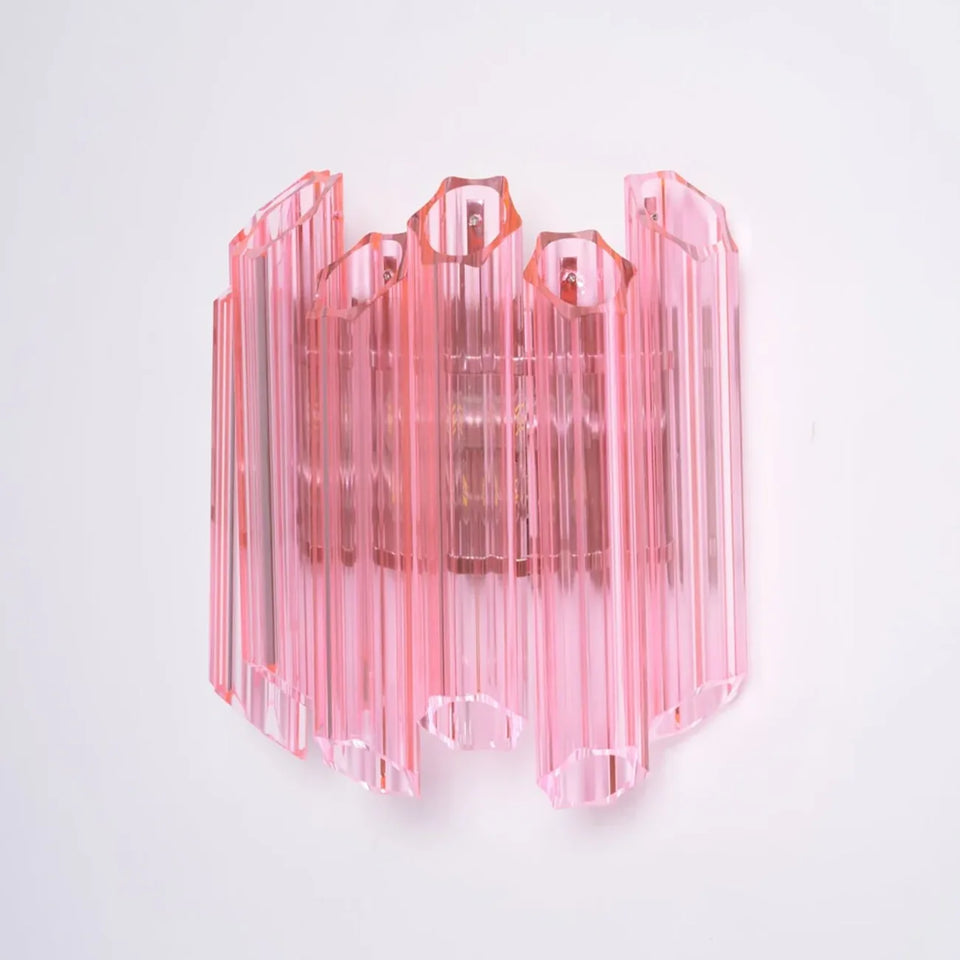 Pink Mirror Palermo Wall Light