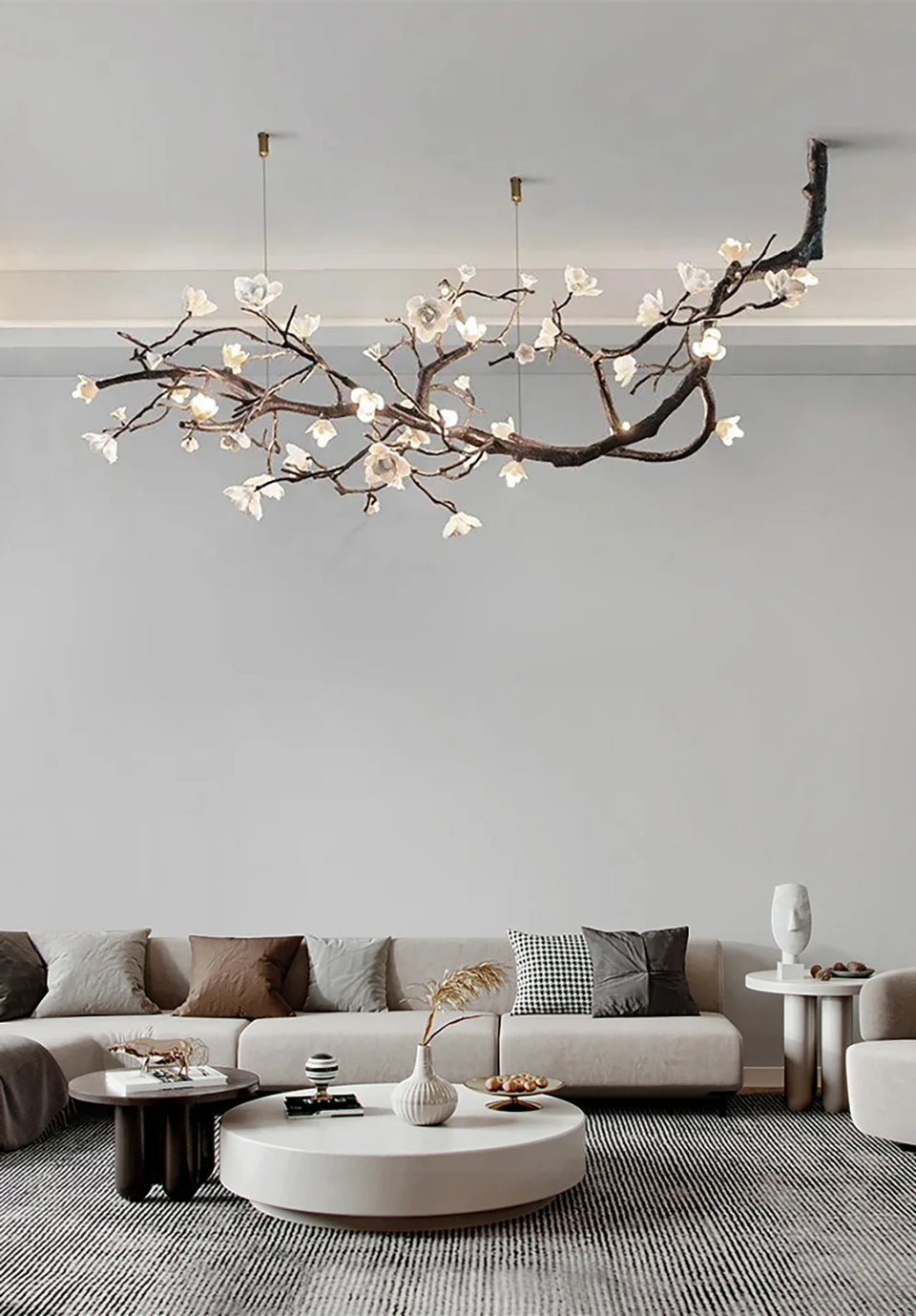 Plum Tree Branch Chandelier