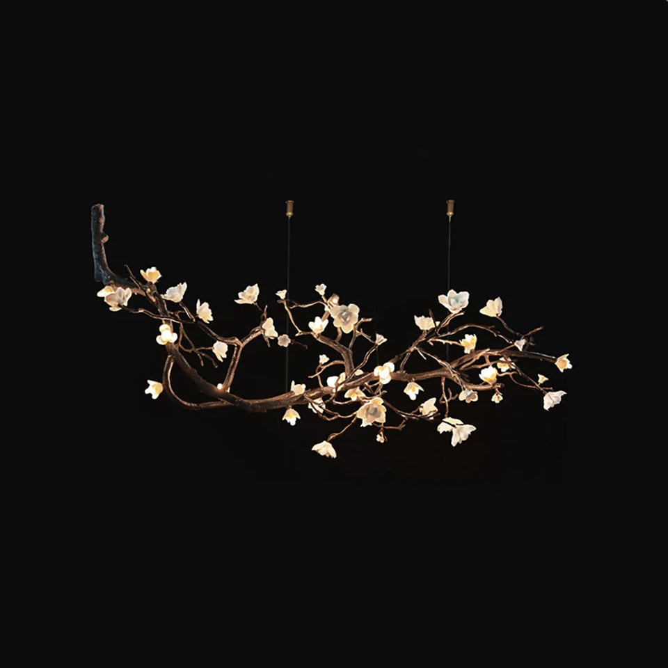 Plum Tree Branch Chandelier