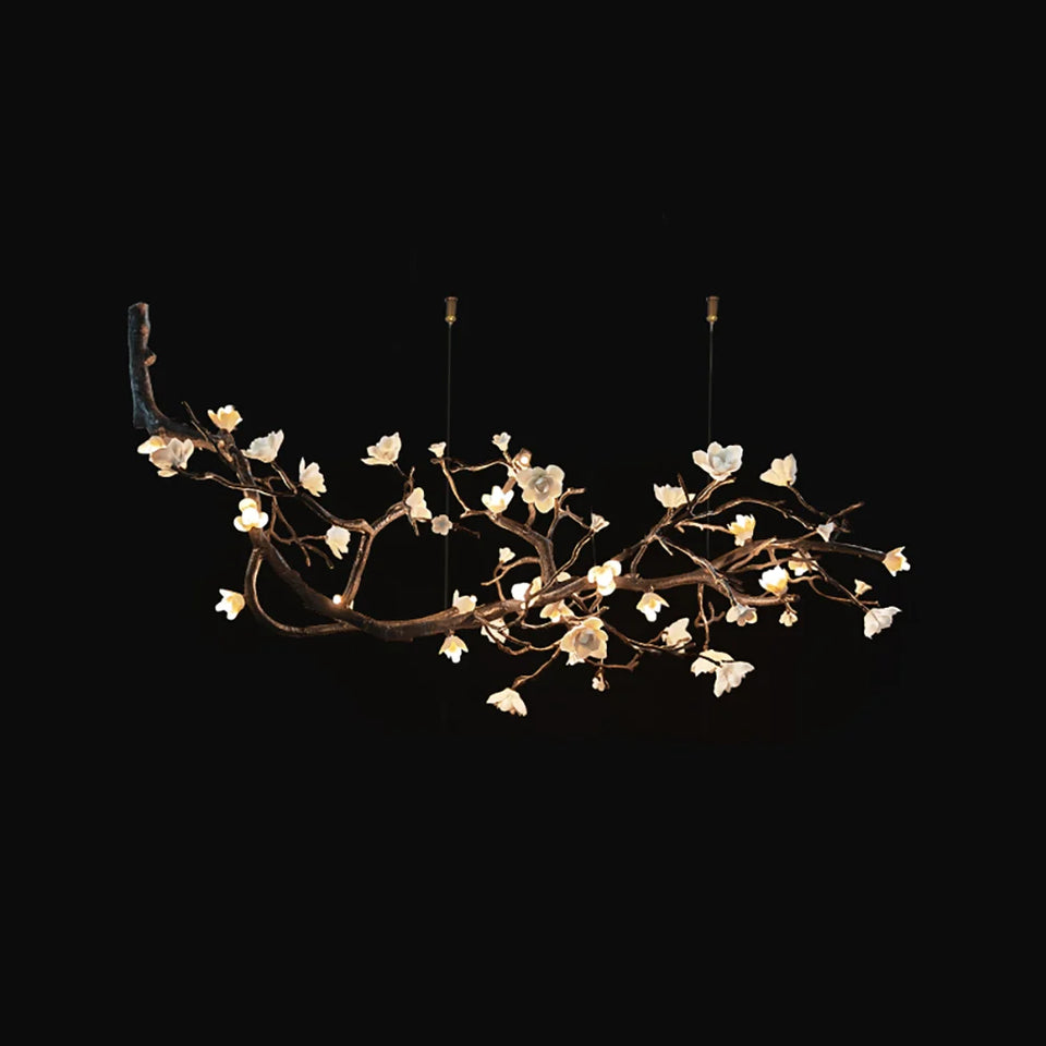 Plum Tree Branch Chandelier