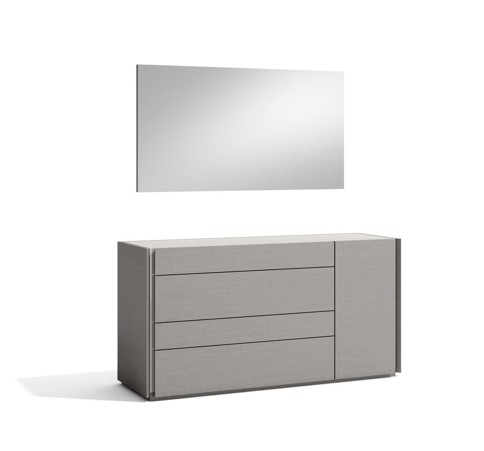 Porto Premium Bedroom Set in Grey