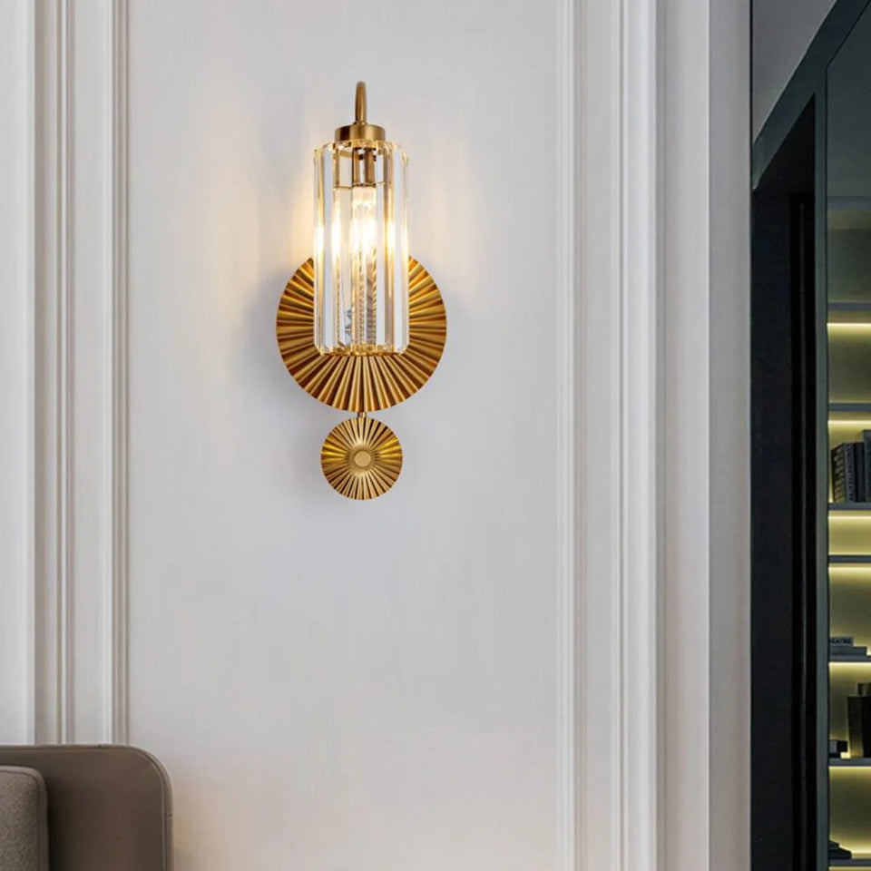 Prismatic Crystal Wall Light