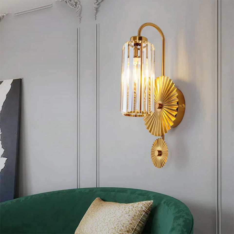Prismatic Crystal Wall Light