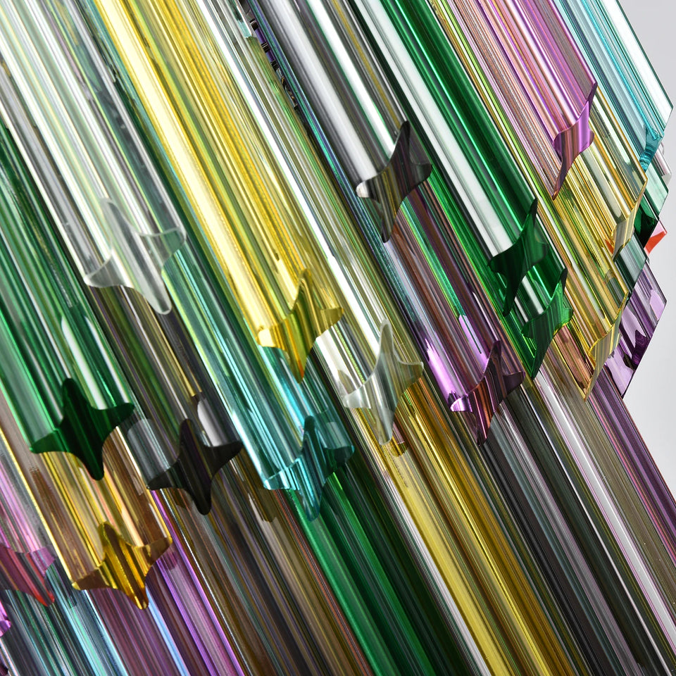 Calliope Multicolour Cut Glass Chandelier