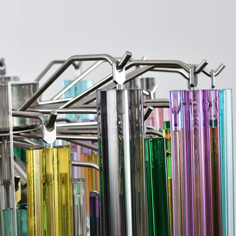 Calliope Multicolour Cut Glass Chandelier