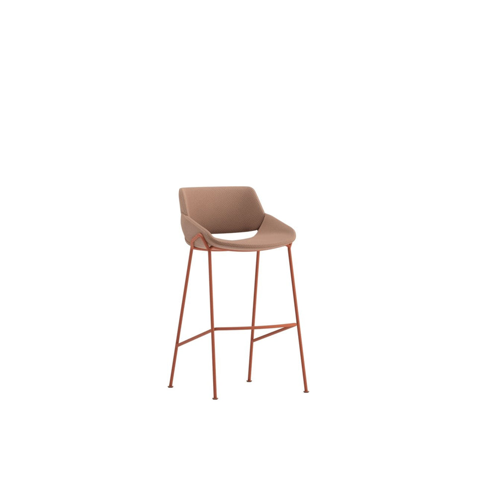 Monk Barstool With Backrest