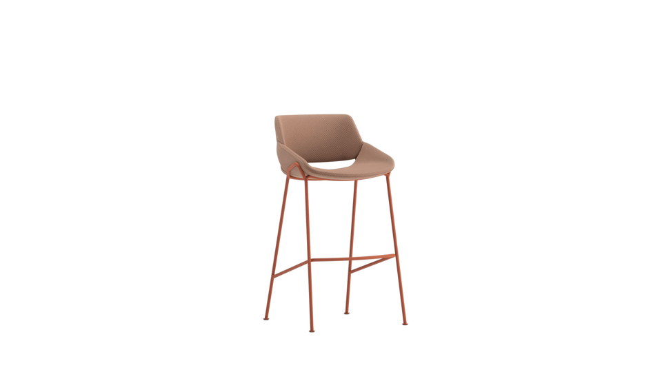 Monk Barstool With Backrest