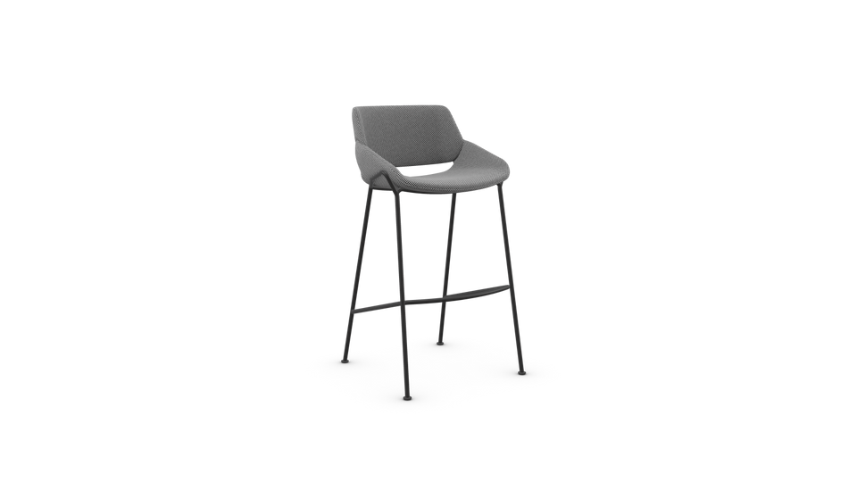 Monk Barstool With Backrest