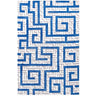 Ivory Light Gray and Blue
