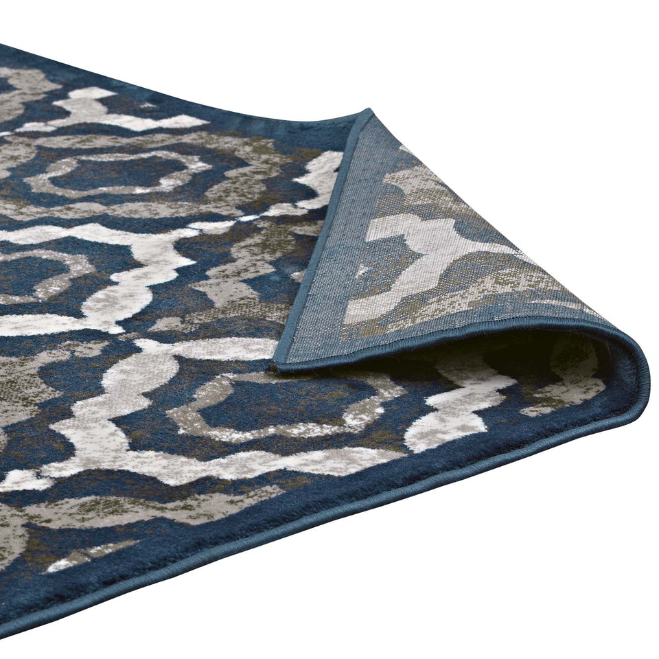 Kalinda Rustic Vintage Moroccan Trellis Area Rug by Modway