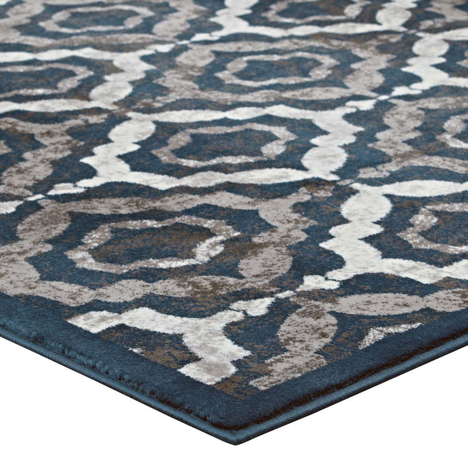 Kalinda Rustic Vintage Moroccan Trellis Area Rug by Modway